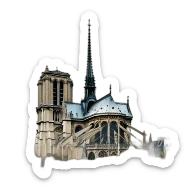 Cathédrale Notre Dame de Paris sticker
