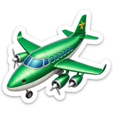 cocodrilo plane sticker