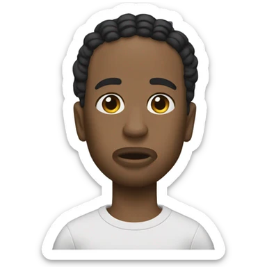 Travis Scott telling you to be quiet  sticker