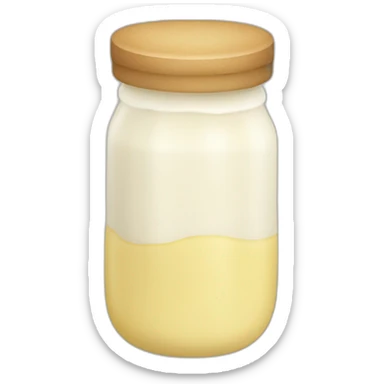 mayonnaise no face sticker