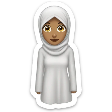 Hijab glasszs sticker
