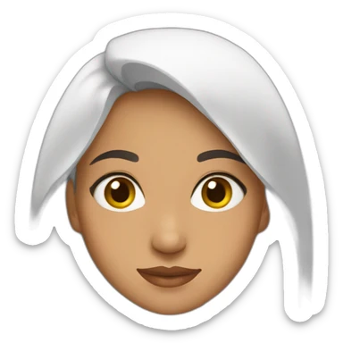 Algerian girl  sticker