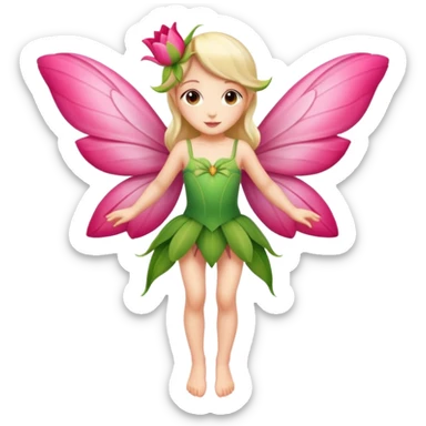 Tulip wings,Flower Fairy. sticker