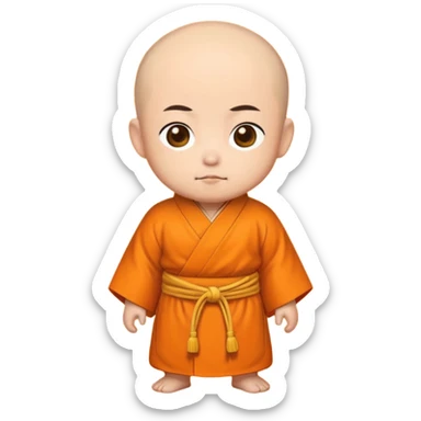 Tang Monk chibi animation style sticker