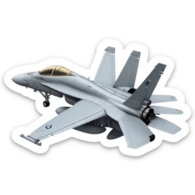 F/A-18 Hornet - McDonnell Douglas (Grey) sticker
