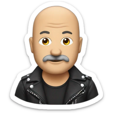 philippe etchebest in a rock band sticker