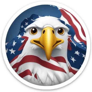 usa eagle sticker