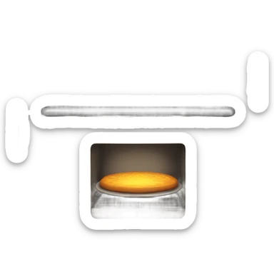 Oven at 350 degrees sticker