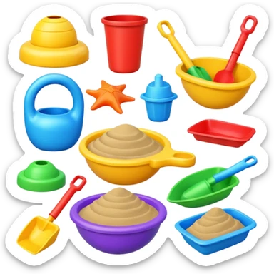 sand toys sticker