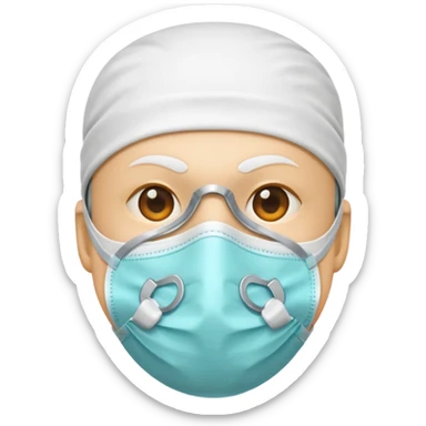 doctor's mask sticker