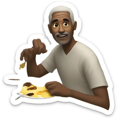 the morning visitor painting sticker