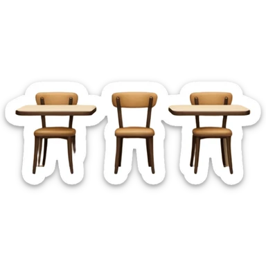 una pared de cafeteria sticker