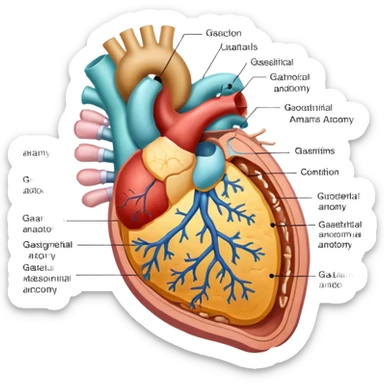 gastrointestinal anatomy sticker