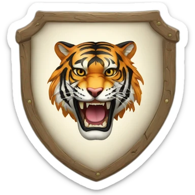 Coat of arm of Tiger  sticker