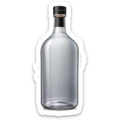 Erstelle eine große 3 Liter vodka Flasche  sticker