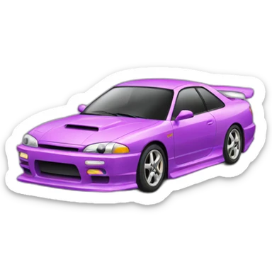 A car who drifting sticker