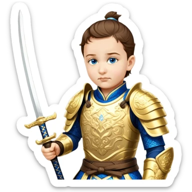 Golden Samurai sticker