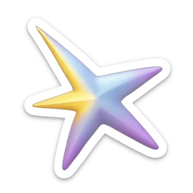 shooting-star sticker