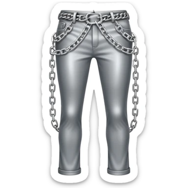 Chain Belt on a pant  sticker