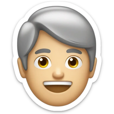 Grill der lacht sticker