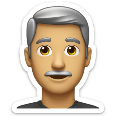 asesora inmobiliaria trigueña con pelo corto negro lacio y ojos negros sticker