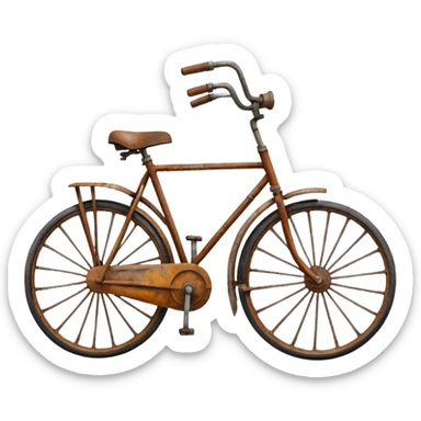 bicicleta vieja sticker