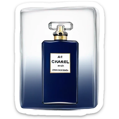 navi blue chanel perfume sticker