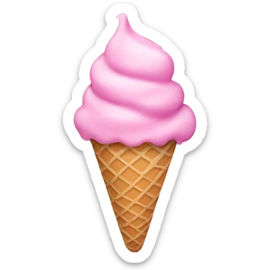 pink icecream sticker