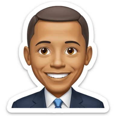 Barack Obama saying "Come on" sticker