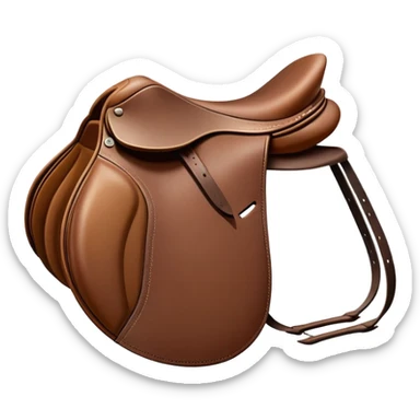 Jumping saddle sticker