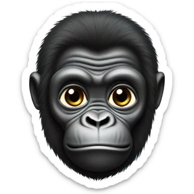Gorille baby sticker