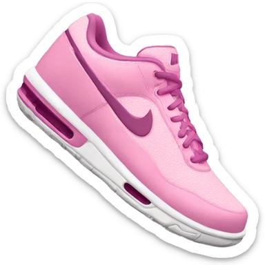 nike shoes pink sticker