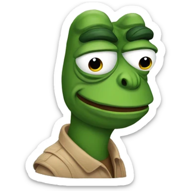 I giant pepe sticker