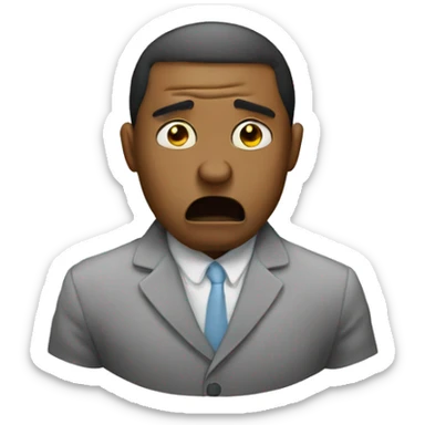 an emoji who is so sick of everything sticker