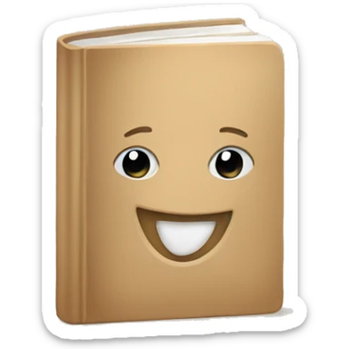 Beige books sticker