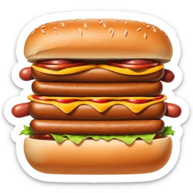 grill with food on top sticker