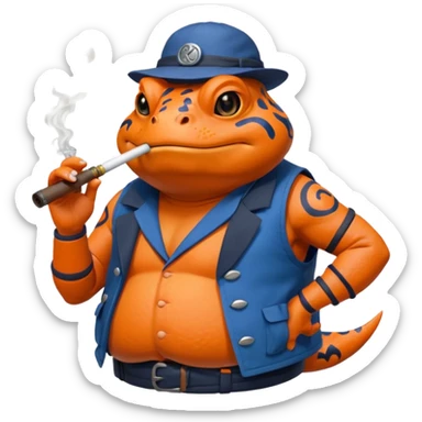 Gamabunta from naruto sticker