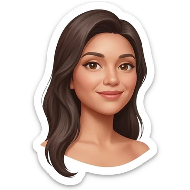 Black triangle studded top bikini Filipino girl age 20s slim with high heels  sticker