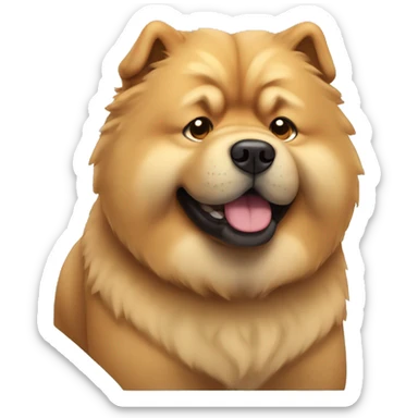 Chow-chow dog sticker