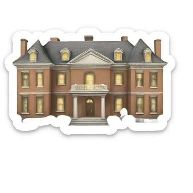 Old money mansion  sticker