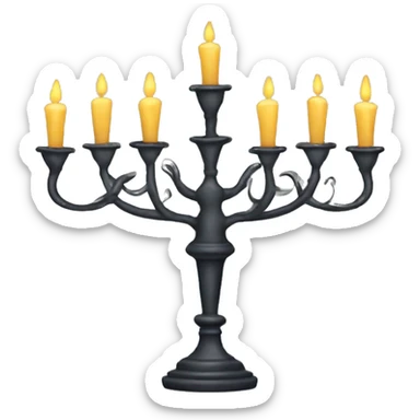 Candelabra sticker