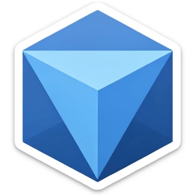 Presentation blue sticker