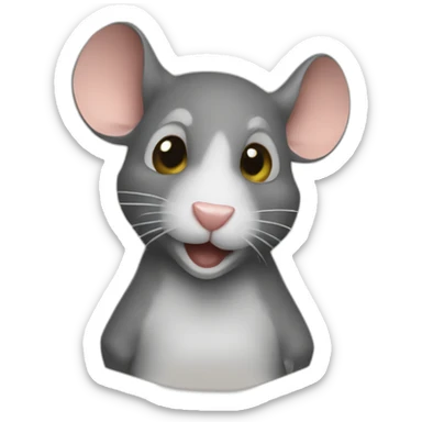 rat thon laveur sticker