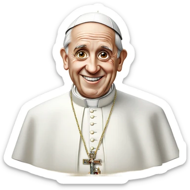 pope francis sticker
