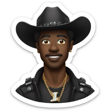 Lil nas x croix logo sticker