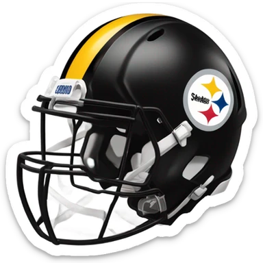 Pittsburgh Steelers helmet sticker
