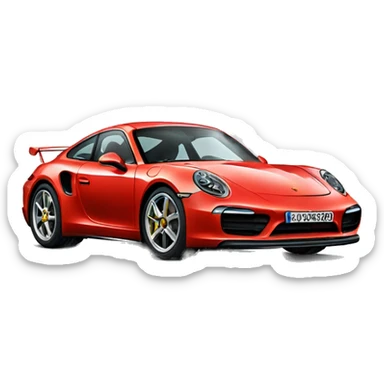 porsche  sticker