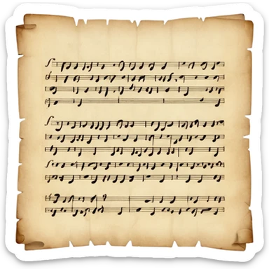 old folk song sticker