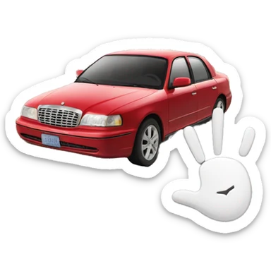 Taj Mahal with car sticker