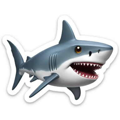 shark with a venezuelan hat sticker